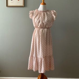Ces Femme Ruffle Short Sleeve Dress